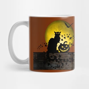 Chat Noir Halloween Mug